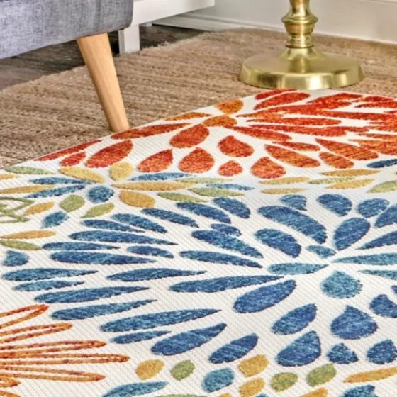 Color Burst Indoor/Outdoor Area Rug, 8X10-Kirkland's Home Clearance