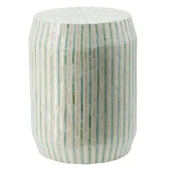 Color Capiz Shell Accent Table-Kirkland's Home Clearance