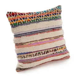 Color Chevron Striped Pillow-Kirkland's Home Clearance