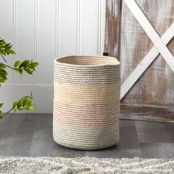 Color Cotton Woven Basket-Kirkland's Home Online
