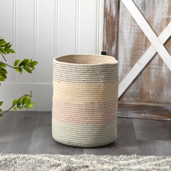 Color Cotton Woven Basket-Kirkland's Home Online