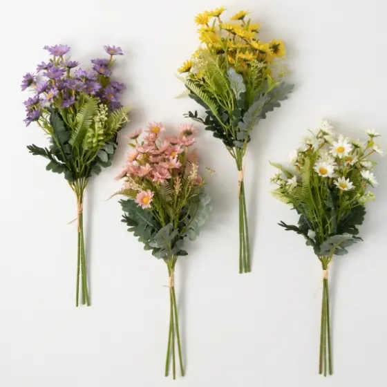 Color Daisy Bouquets, Set Of 4-Kirkland's Home Clearance