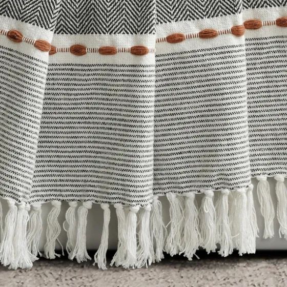 Color Herringbone Stripe Throw-Kirkland's Home Discount