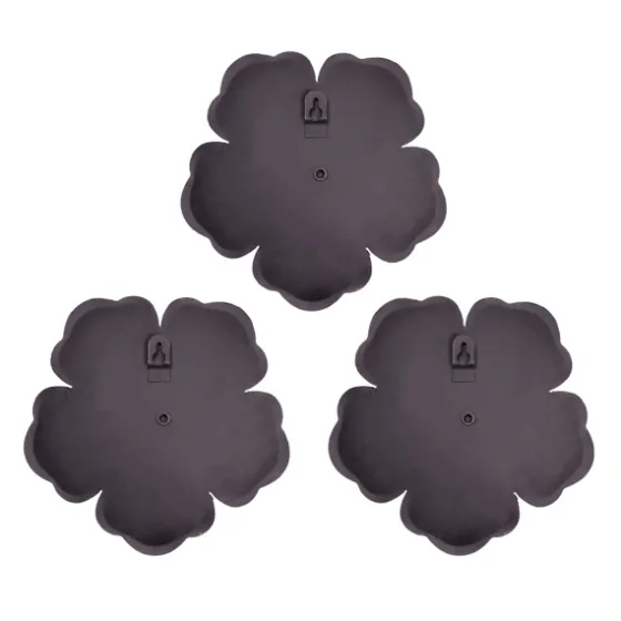 Color Metal Flower Wall Plaques, Set Of 3-Kirkland's Home Cheap
