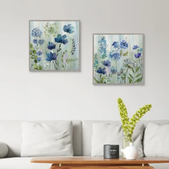 Color Wash 2-Pc. Framed Canvas Art Set-Kirkland's Home Flash Sale