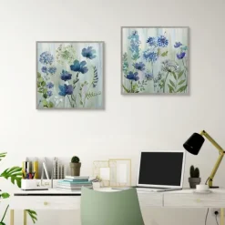 Color Wash 2-Pc. Framed Canvas Art Set-Kirkland's Home Flash Sale