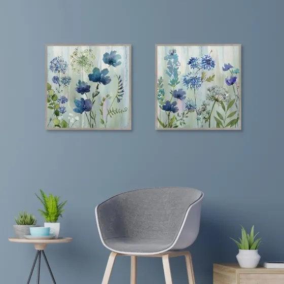 Color Wash 2-Pc. Framed Canvas Art Set-Kirkland's Home Flash Sale