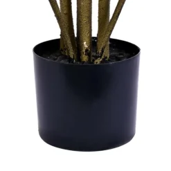 Colorful Croton Tree In Black Planter, 7 Ft.-Kirkland's Home Outlet