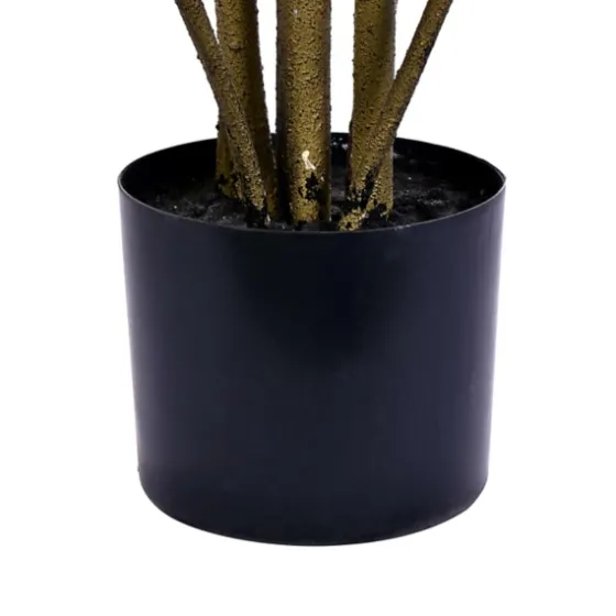 Colorful Croton Tree In Black Planter, 7 Ft.-Kirkland's Home Outlet