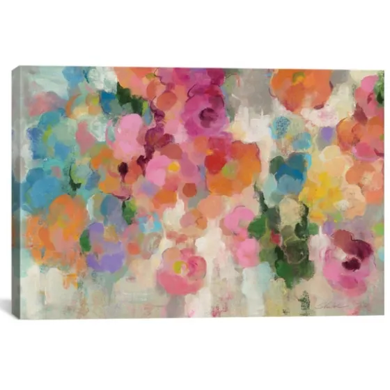 Colorful Garden I Giclee Canvas Art Print, 40X26-Kirkland's Home Best