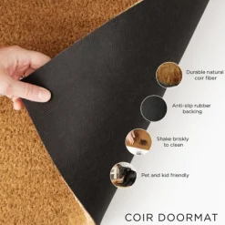 Colorful Hello Coir Doormat-Kirkland's Home Outlet
