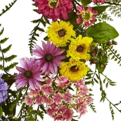 Colorful Mixed Floral Wreath-Kirkland's Home Cheap