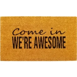 Come In We'Re Awesome Coir Doormat-Kirkland's Home Outlet