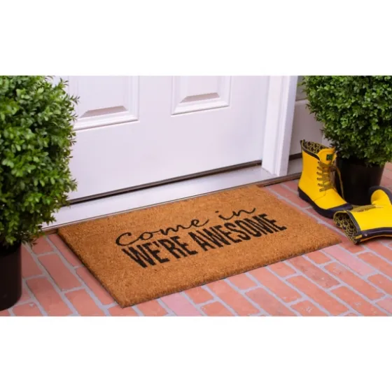 Come In We'Re Awesome Coir Doormat-Kirkland's Home Outlet
