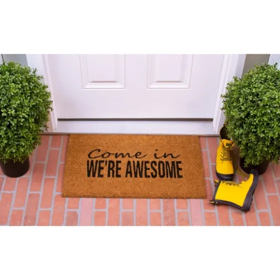 Come In We'Re Awesome Coir Doormat-Kirkland's Home Outlet