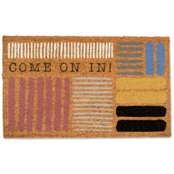 Come On In Colorful Stripes Doormat-Kirkland's Home Sale