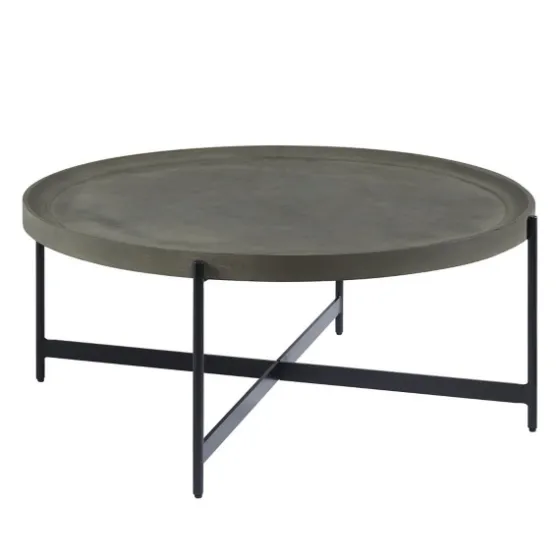 Concrete Round Tray Top Coffee Table-Kirkland's Home Best