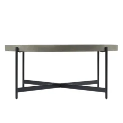 Concrete Round Tray Top Coffee Table-Kirkland's Home Best