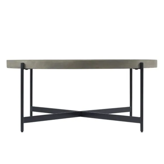 Concrete Round Tray Top Coffee Table-Kirkland's Home Best