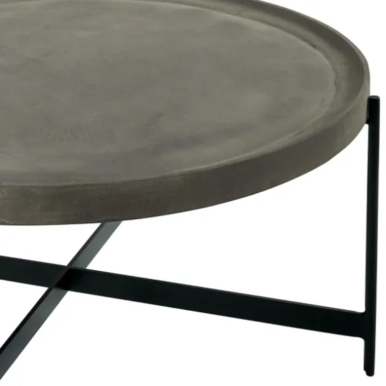 Concrete Round Tray Top Coffee Table-Kirkland's Home Best