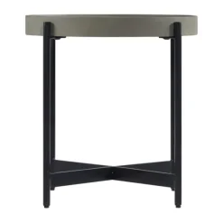 Concrete Round Tray Top Side Table-Kirkland's Home Cheap