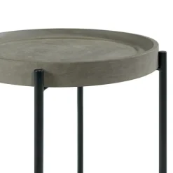 Concrete Round Tray Top Side Table-Kirkland's Home Cheap