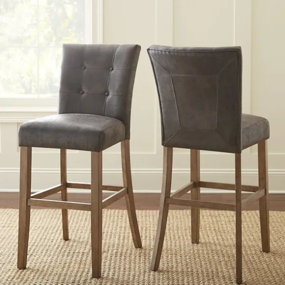Connor Tufted Bar Stools, Set Of 2-Kirkland's Home Fashion