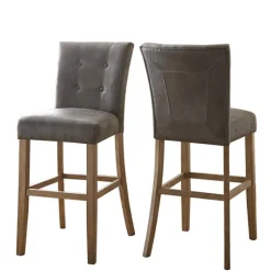 Connor Tufted Bar Stools, Set Of 2-Kirkland's Home Fashion
