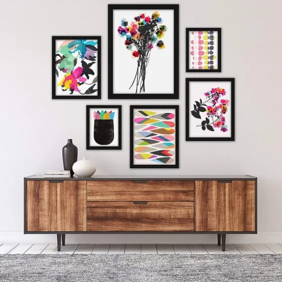 Contemporary Florals 6-Pc. Wall Art Set-Kirkland's Home New