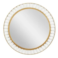 Contemporary Gold Frame With Beads Mirror-Kirkland's Home New