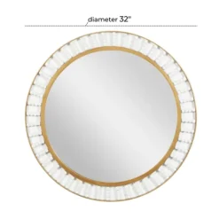 Contemporary Gold Frame With Beads Mirror-Kirkland's Home New