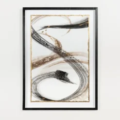 Contemporary Neutral Ribbons Framed Art Print-Kirkland's Home Cheap