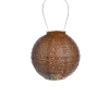 Copper Sashiko Round Hanging Led Outdoor Lantern-Kirkland's Home Clearance
