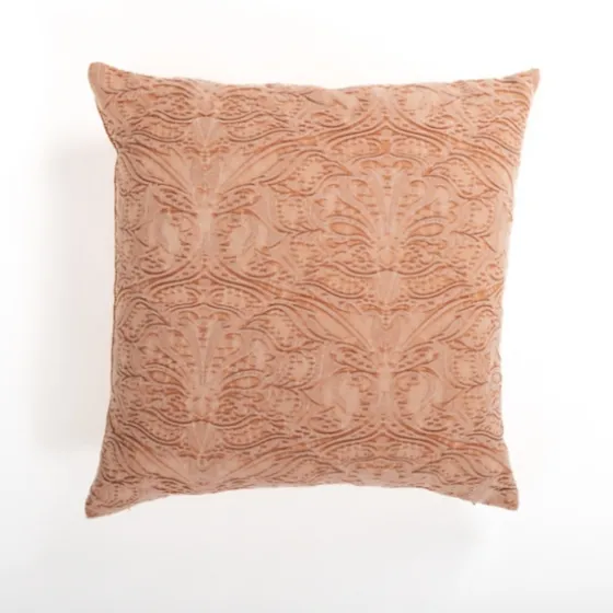Coral Chenille Damask Pillow-Kirkland's Home New