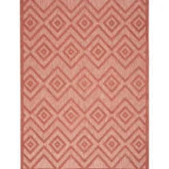 Coral Diamond Indoor/Outdoor Area Rug, 5X7-Kirkland's Home Hot