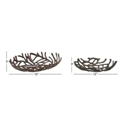 Coral Reef Oval Trays, Set Of 2-Kirkland's Home Online