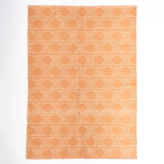 Coral Shibori Outdoor Area Rug, 5X7-Kirkland's Home New