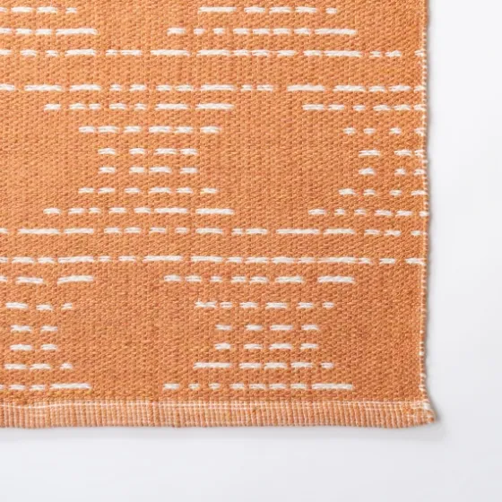 Coral Shibori Outdoor Area Rug, 5X7-Kirkland's Home New
