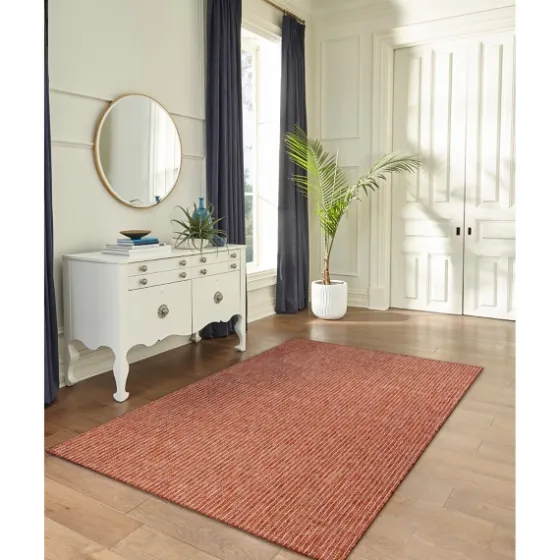 Coral Woven Outdoor Area Rug, 7X9-Kirkland's Home New