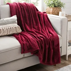 Cordovan Heavenly Plush Bubble Throw-Kirkland's Home Cheap