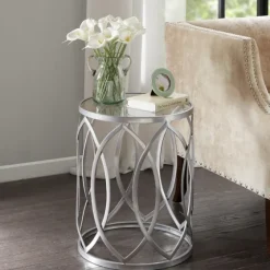 Corey Geometric Accent Table-Kirkland's Home Fashion