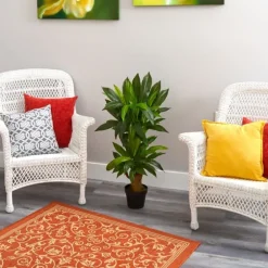 Corn Stalk Dracaena Plant In Black Planter-Kirkland's Home Best Sale