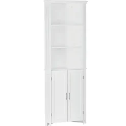 Corner Shelf With Cabinet Doors-Kirkland's Home Outlet