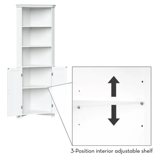 Corner Shelf With Cabinet Doors-Kirkland's Home Outlet