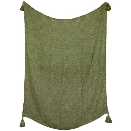 Corner Tassel Throw Blanket-Kirkland's Home Cheap