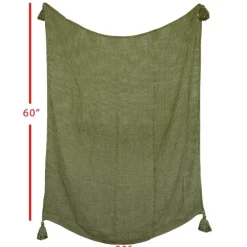 Corner Tassel Throw Blanket-Kirkland's Home Cheap