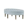 Cory Tufted Dusty Linen Ottoman-Kirkland's Home Flash Sale