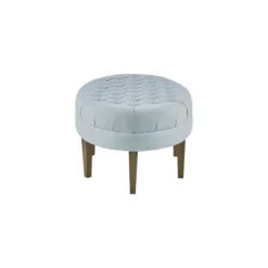 Cory Tufted Dusty Linen Ottoman-Kirkland's Home Flash Sale