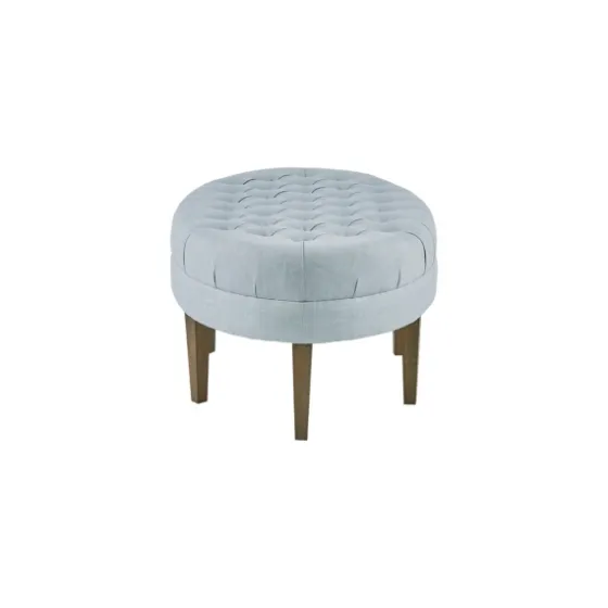 Cory Tufted Dusty Linen Ottoman-Kirkland's Home Flash Sale