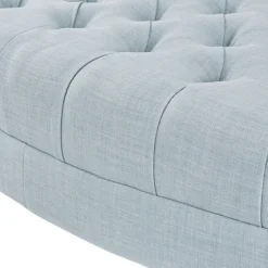 Cory Tufted Dusty Linen Ottoman-Kirkland's Home Flash Sale